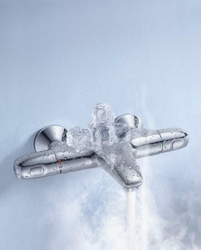 Душевой комплект Термостат Grohe Grohtherm 1000 New 34155003 + Стойка New Tempesta Cosmopolitan 27394002