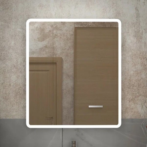 Зеркало-шкаф CONTINENT Emotion 70 с подсветкой