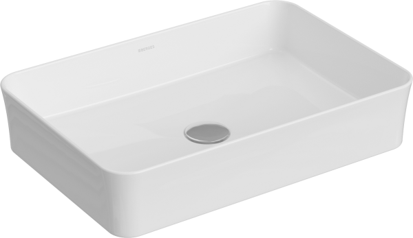 Накладная раковина Berges Ego SL 55x37 глянцевая белая