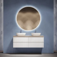 Мебель для ванной комнаты Sancos Snob T 140 bianco, столешница бежевая TT140A2X, раковина CN6009