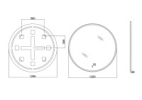 Мебель для ванной комнаты Sancos Snob T 140 bianco, столешница бежевая TT140A2X, раковина CN6009