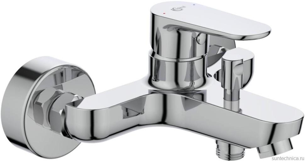 Душевой комплект Смеситель Ideal Standard Cerafine O BC500AA + Стойка IdealRain A6281AA