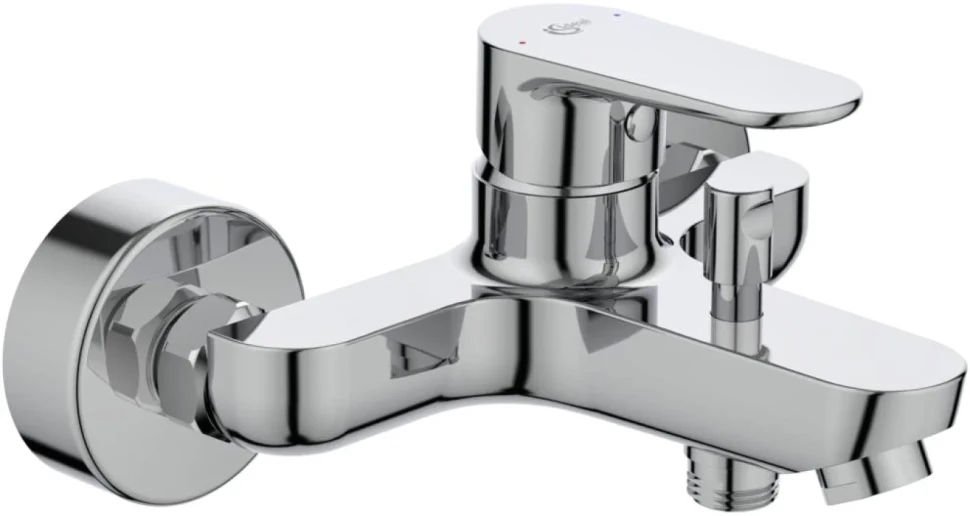 Душевой комплект Смеситель Ideal Standard Cerafine O BC500AA + Стойка IdealRain A6281AA