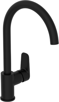 Смеситель для кухни VitrA Flow Soft A4341936EXP матовый черный