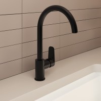 Смеситель для кухни VitrA Flow Soft A4341936EXP матовый черный