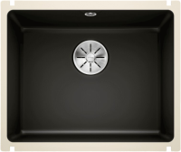Комплект Мойка Blanco Subline 500-U черная + Смеситель Grohe Euroeco