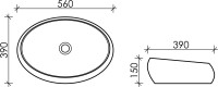 Накладная раковина Ceramicanova Element CN5033