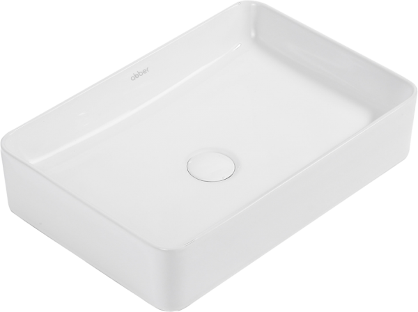 Накладная раковина Abber Rechteck AC2207 белая
