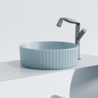 Накладная раковина Ceramicanova Element CN6057ML голубой матовый