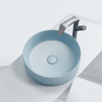 Накладная раковина Ceramicanova Element CN6057ML голубой матовый