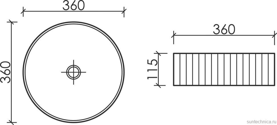 Накладная раковина Ceramicanova Element CN6057ML голубой матовый