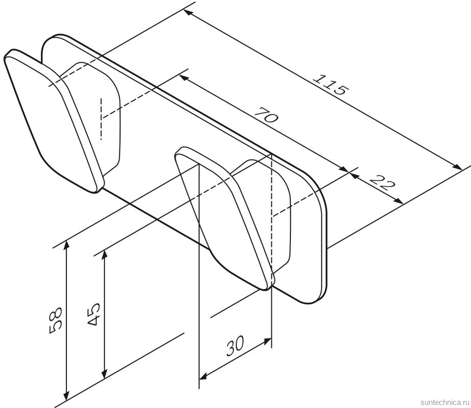 Набор Мыльница AM.PM Inspire V2.0 A50A34200 + Стакан A50A34300 + Крючок A50A35600
