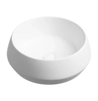 Раковина накладная Ceramicanova Maya круглая 40 см цвет белый матовый CN12004MW