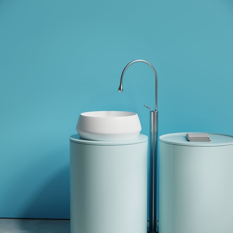 Раковина накладная Ceramicanova Maya круглая 40 см цвет белый матовый CN12004MW