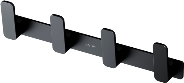 Крючок AM.PM Func A8F35922 черный, на шурупах