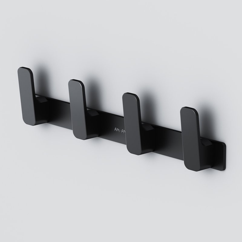 Крючок AM.PM Func A8F35922 черный, на шурупах