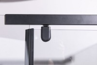 Душевой уголок Esbano ESR-7190B 100х80 см, профиль черный, стекло прозрачное