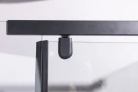 Душевой уголок Esbano ESR-7190B 100х80 см, профиль черный, стекло прозрачное