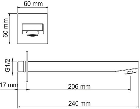Душевой комплект Смеситель Wasserkraft Abens 2071 С ВНУТРЕННЕЙ ЧАСТЬЮ + Гарнитур Swedbe Hermes 5136B черный матовый + Подключение A221 + Душ A162 + Кронштейн A219 + Излив A220 для ванны