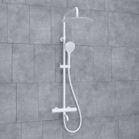 Душевая стойка Wasserkraft Mindel 8500 A188.161.155.WM Thermo с термостатом, белая