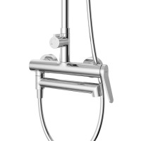 Душевая стойка BelBagno Unique UNIQUE-VSCM-CRM хром