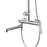 Душевая стойка BelBagno Unique UNIQUE-VSCM-CRM хром