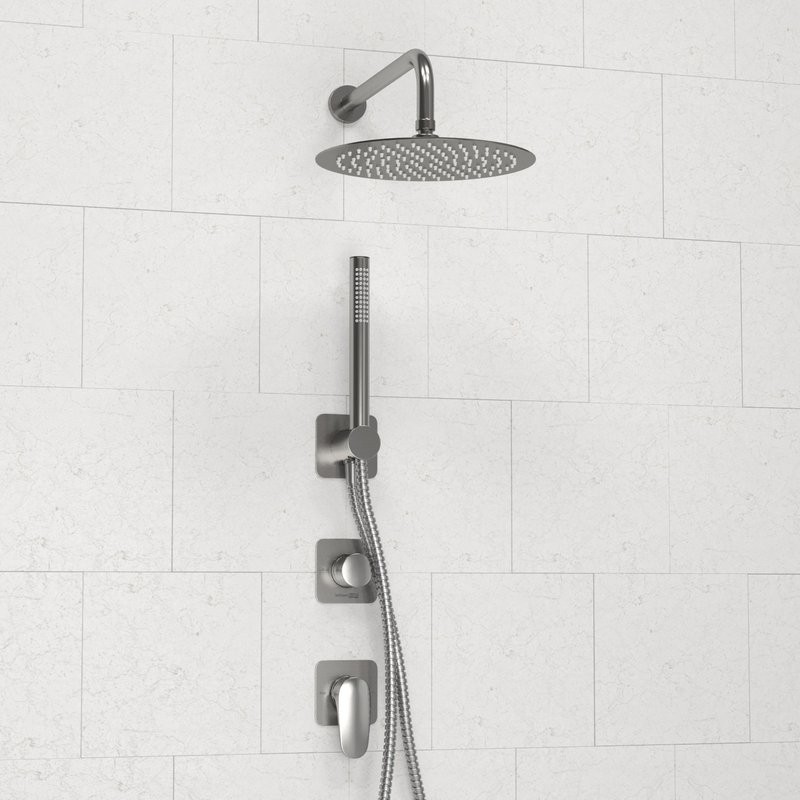Душевой комплект Wasserkraft Spree A1451.272.097.121.275.100.276 С ВНУТРЕННЕЙ ЧАСТЬЮ, никель
