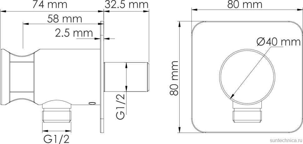 Душевой комплект Wasserkraft Spree A1451.272.097.121.275.100.276 С ВНУТРЕННЕЙ ЧАСТЬЮ, никель