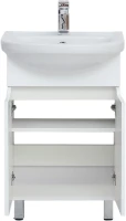 Тумба с раковиной SanStar Лайн 60 белая Тумба с раковиной SanStar Лайн 60 белая