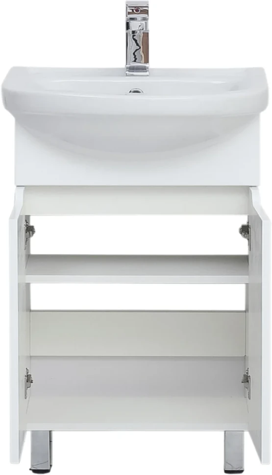 Тумба с раковиной SanStar Лайн 60 белая