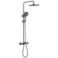 Душевая стойка Abber Thermostat AF8516NGL никель Душевая стойка Abber Thermostat AF8516NGL никель