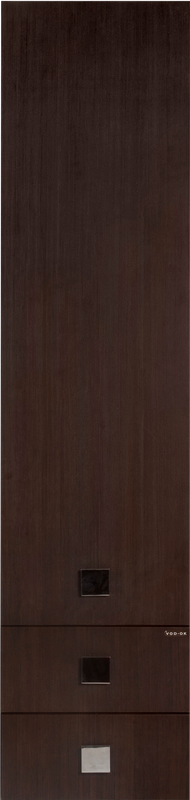 Шкаф пенал для ванной Vod-Ok Квадро 35 R, венге
