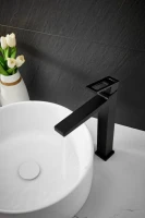 Смеситель для раковины BELZ B658 B11658-7 черный Смеситель для раковины BELZ B658 B11658-7 черный