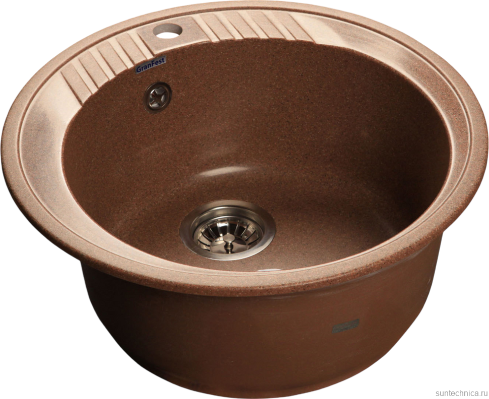 Мойка кухонная GranFest Rondo GF-R520 терракот