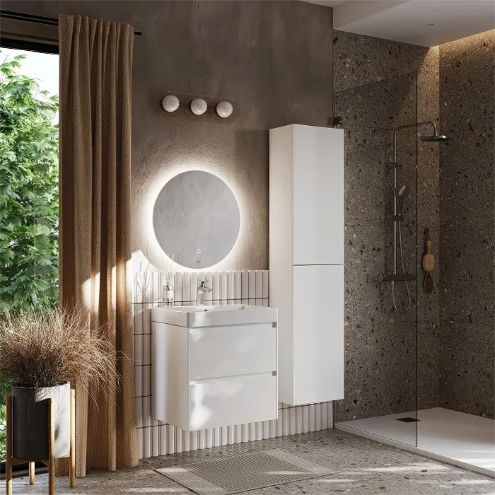 Тумба с раковиной Roca Ona 60 белая матовая