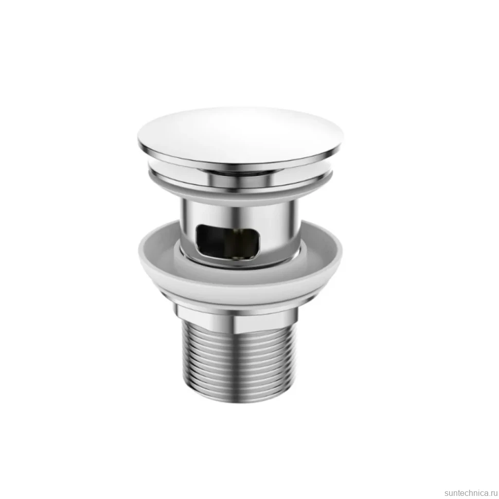 Донный клапан для раковины BelBagno BB-SAT-CRM с переливом, хром