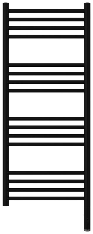 Полотенцесушитель электрический Сунержа Богема 3.1 31-6005-1040 110x45 см, подключение справа, матовый черный, лесенка
