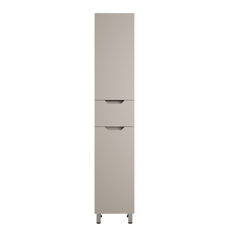 Шкаф-пенал для ванной Style Line Остин 36 напольный, крем эмаль plus