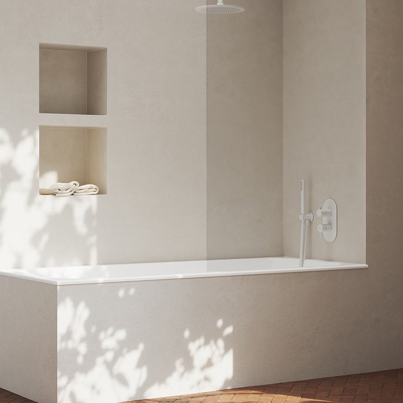 Шланговое подключение Ravak Chrome 706.10WV с держателем для душа, белый вельвет