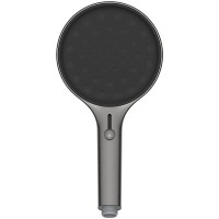 Лейка для душа 135 мм, 4 режима, черный, AQUAme AQM8501MB