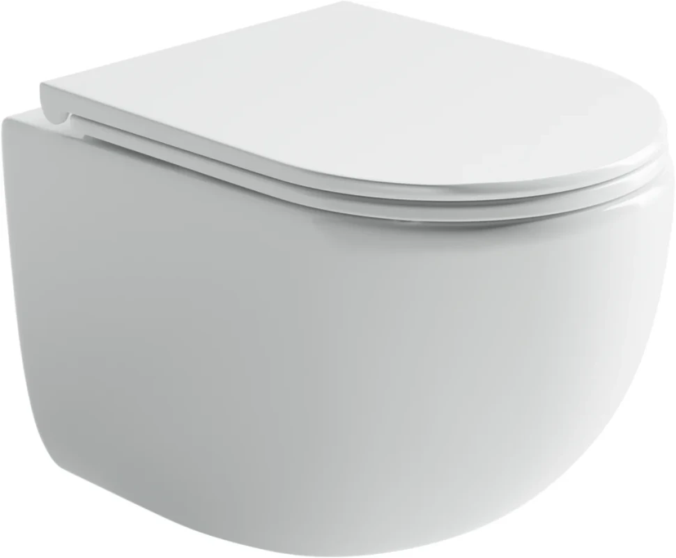 Комплект Унитаз подвесной Ceramicanova UP Rimless CN4007 белый + Инсталляция TECE Now 9400412 4 в 1 с кнопкой смыва