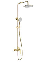 Душевая стойка Wonzon & Woghand WW-A30103-BG брашированное золото