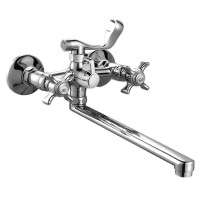 Смеситель с длинным изливом для ванны Frap H24 F2124 хром