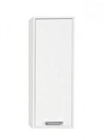 Шкаф в ванную AQUATON Мерида 33 подвесной, глянцевый белый, фурнитура хром