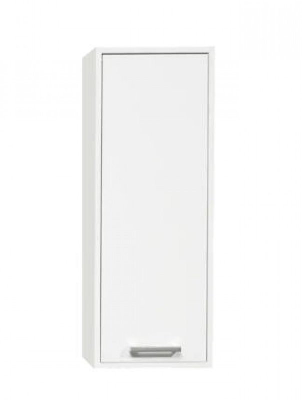 Шкаф в ванную AQUATON Мерида 33 подвесной, глянцевый белый, фурнитура хром