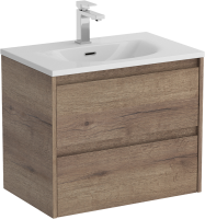 Тумба с раковиной BelBagno Kraft 39 70 rovere tabacco, раковина BB-8099-3-70
