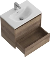 Тумба с раковиной BelBagno Kraft 39 70 rovere tabacco, раковина BB-8099-3-70