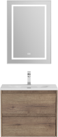 Тумба с раковиной BelBagno Kraft 39 70 rovere tabacco, раковина BB-8099-3-70