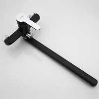 Смеситель с длинным изливом для ванны Frap H42 F2242 черный, хром