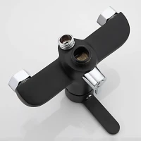 Смеситель с длинным изливом для ванны Frap H42 F2242 черный, хром